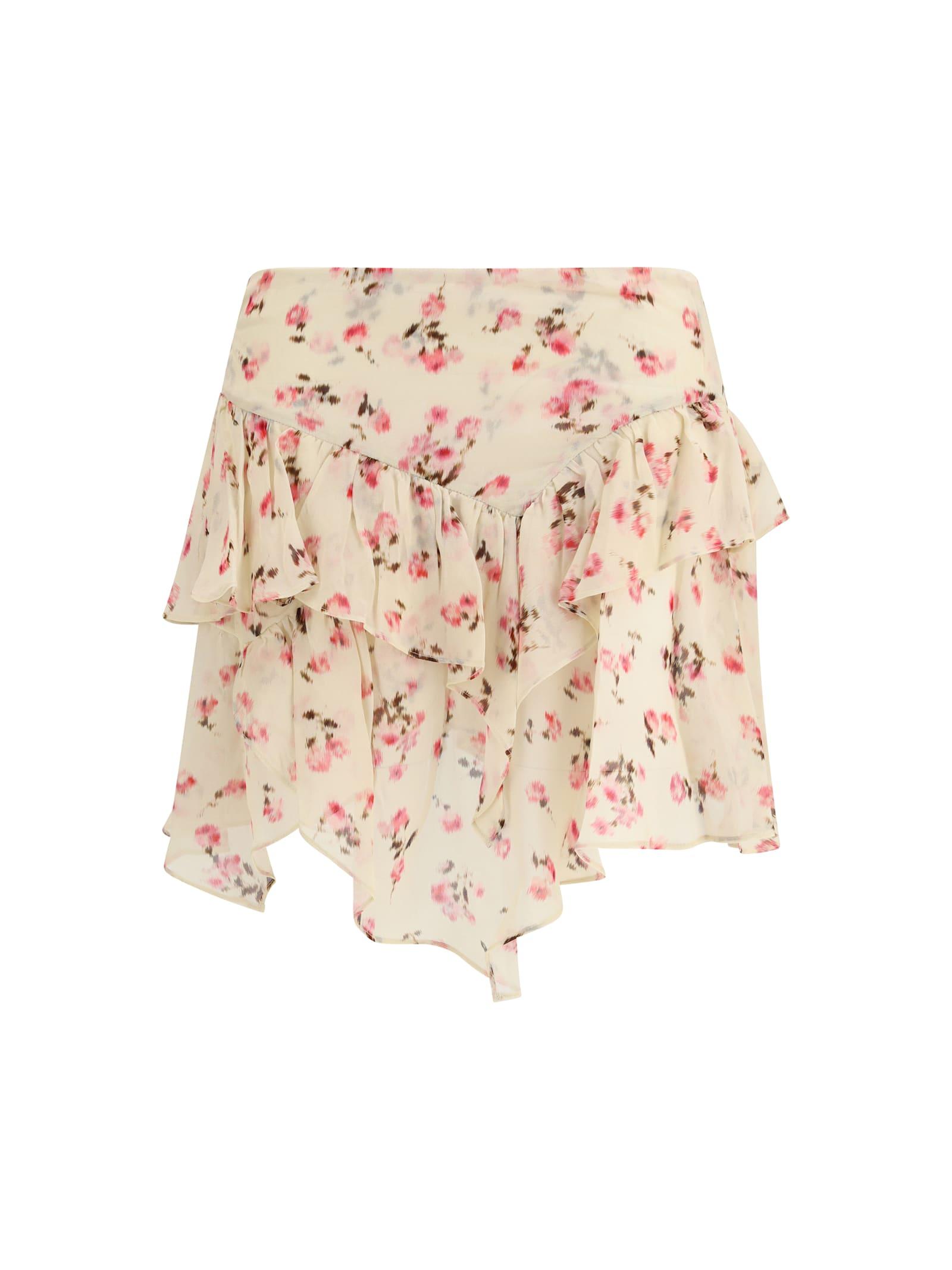 marant étoile lolita flared floral skirt