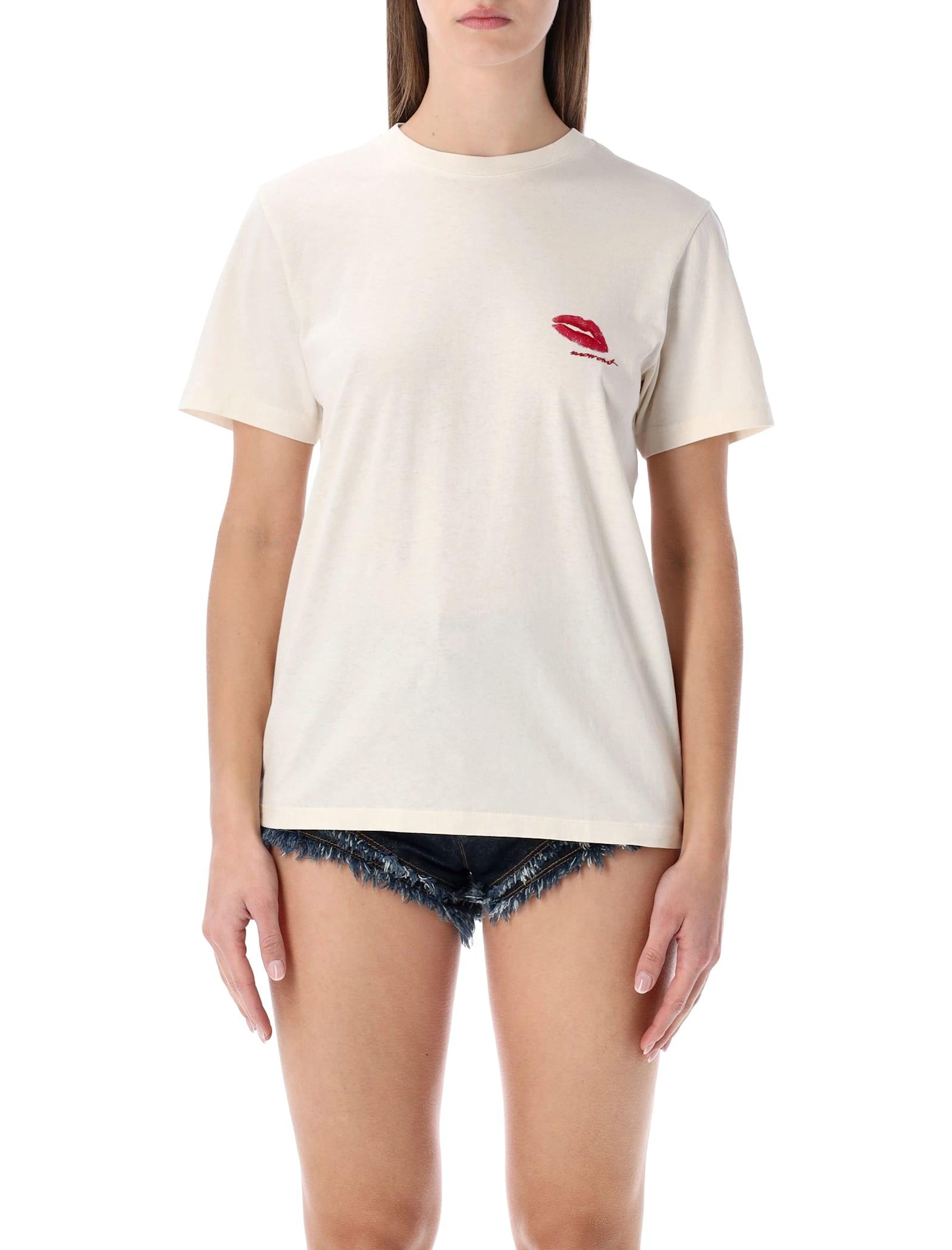 marant étoile marant étoile zewel cotton t-shirt