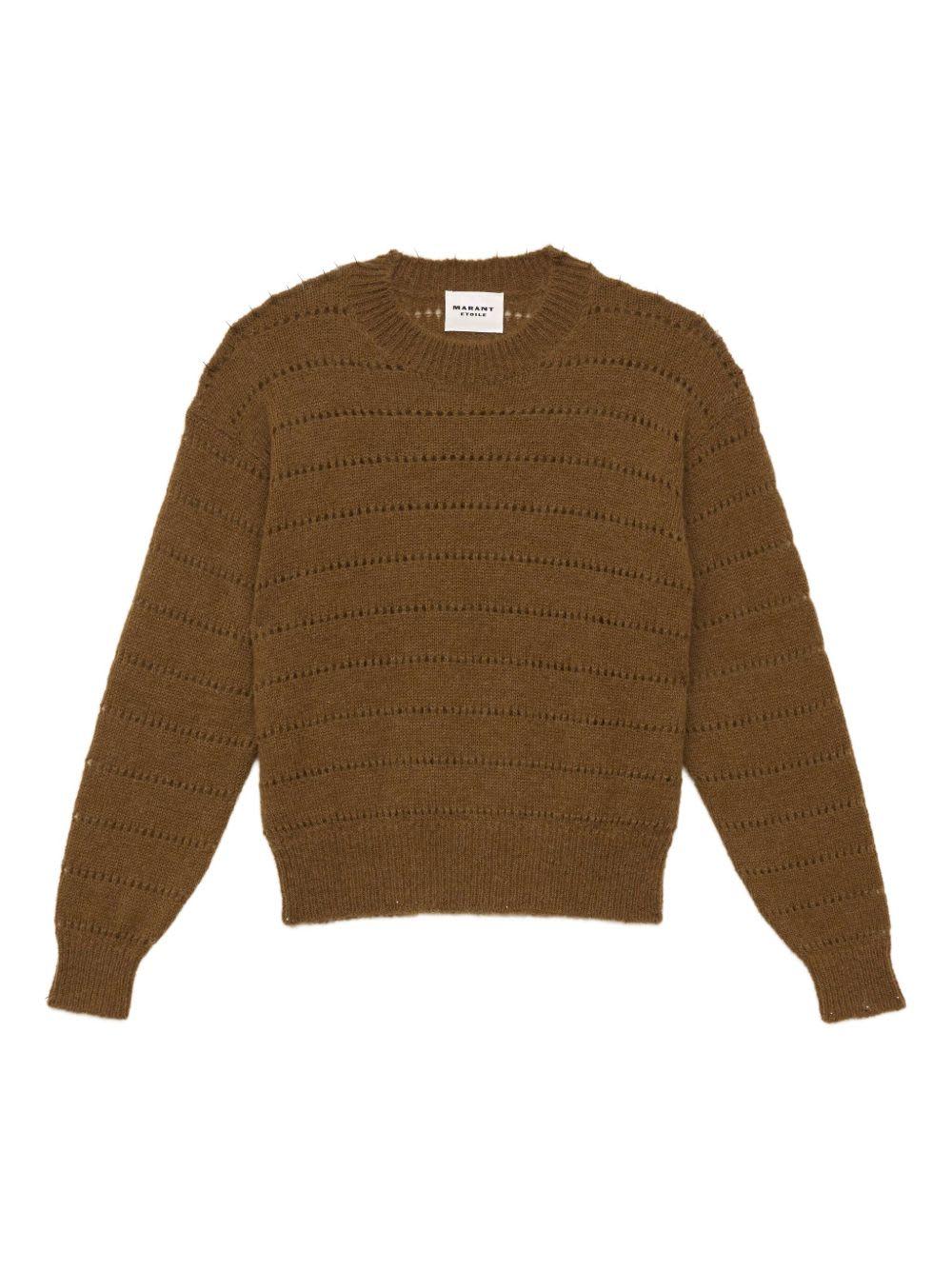 marant étoile marant etoile long-sleeved crewneck sweater