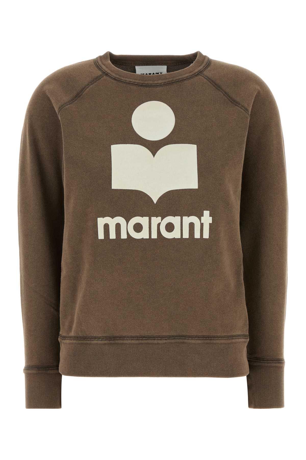 marant étoile mud cotton blend millyny sweatshirt