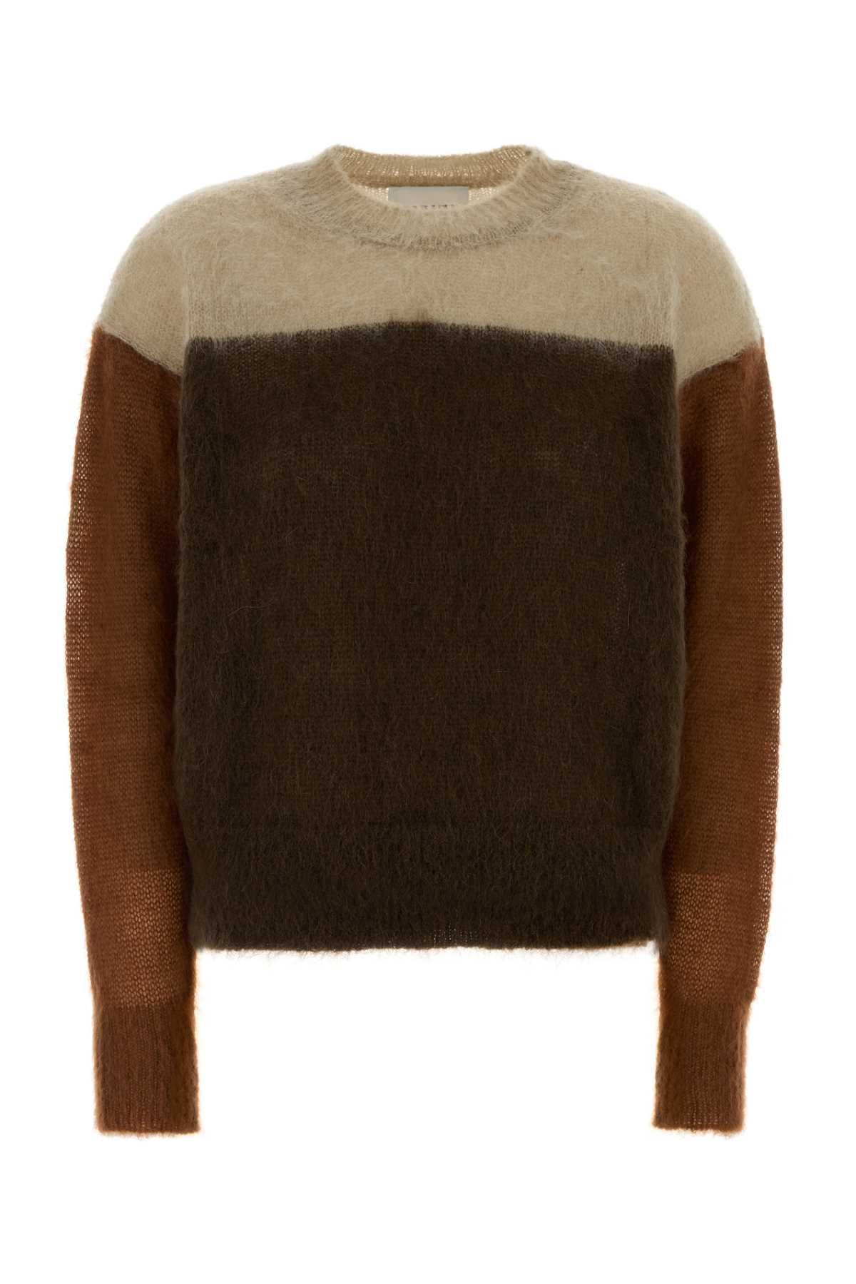 marant étoile multicolor mohair blend madeline sweater