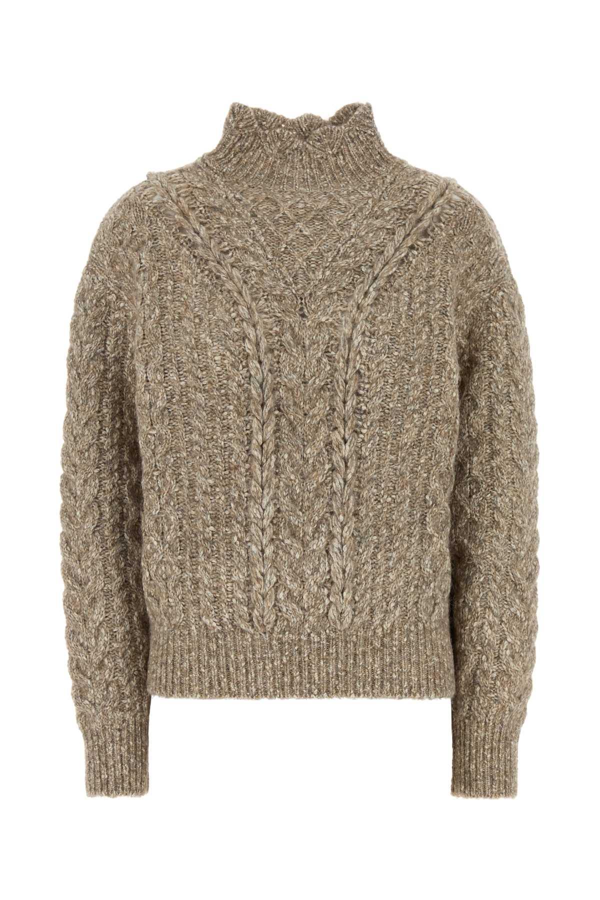 marant étoile multicolor stretch cotton blend bolinea sweater