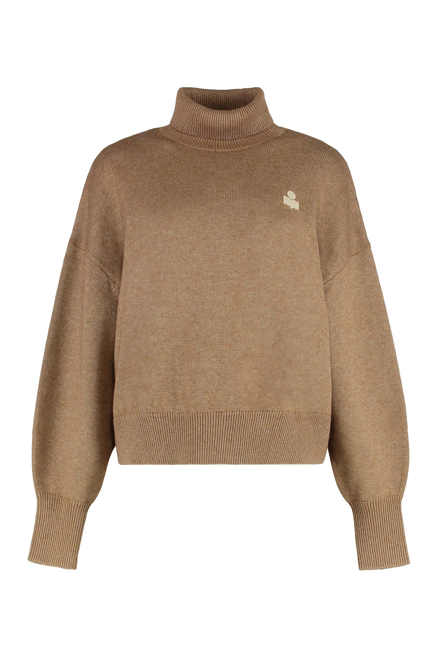 marant étoile nasha wool blend turtleneck sweater