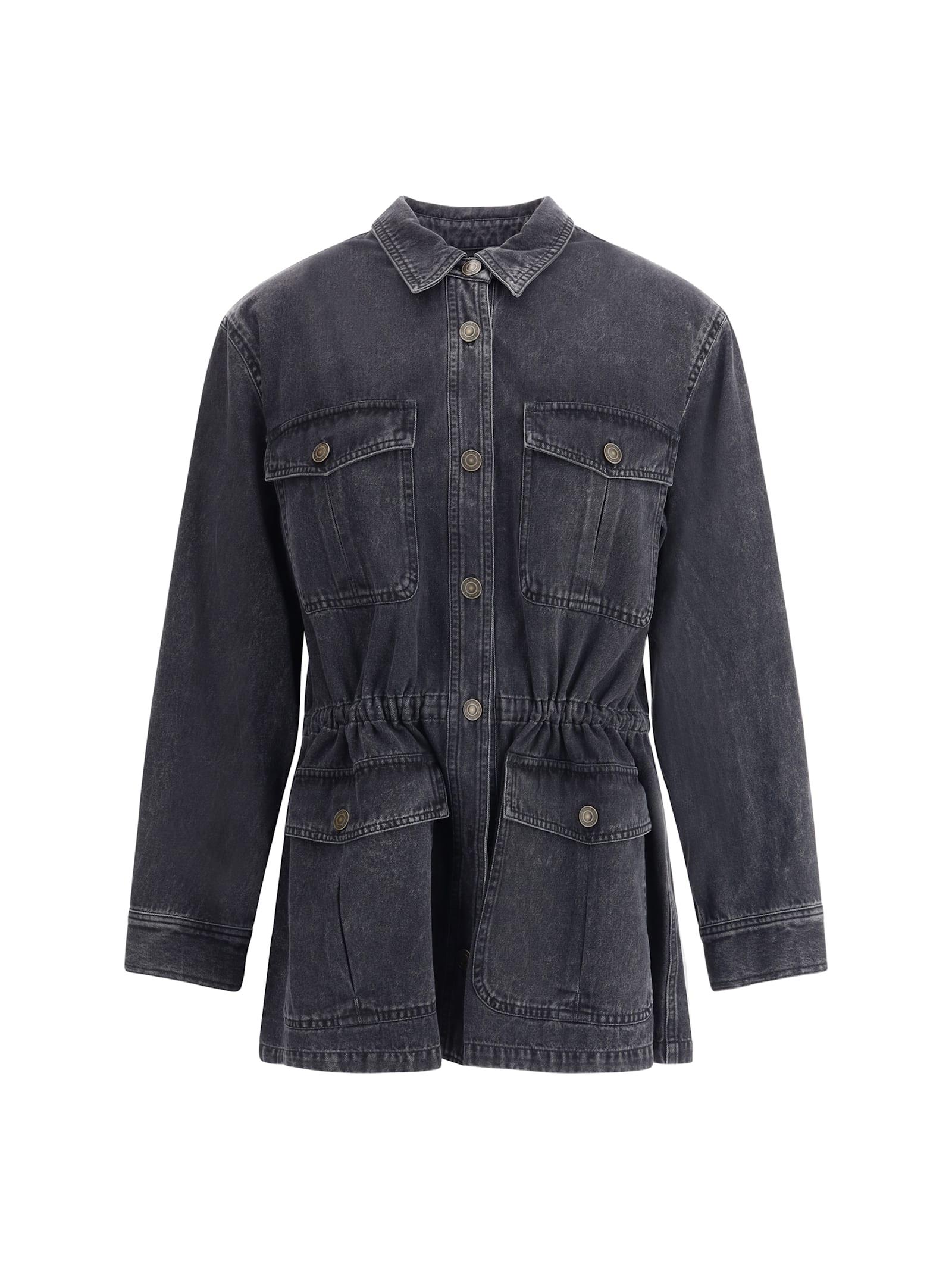 marant étoile nossia denim jacket