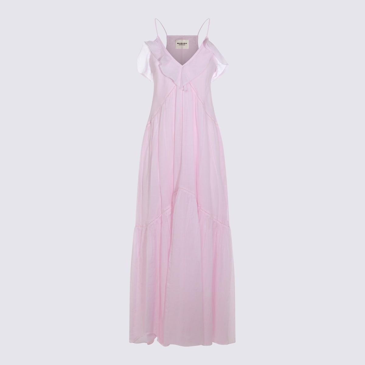 marant étoile pink cotton dress