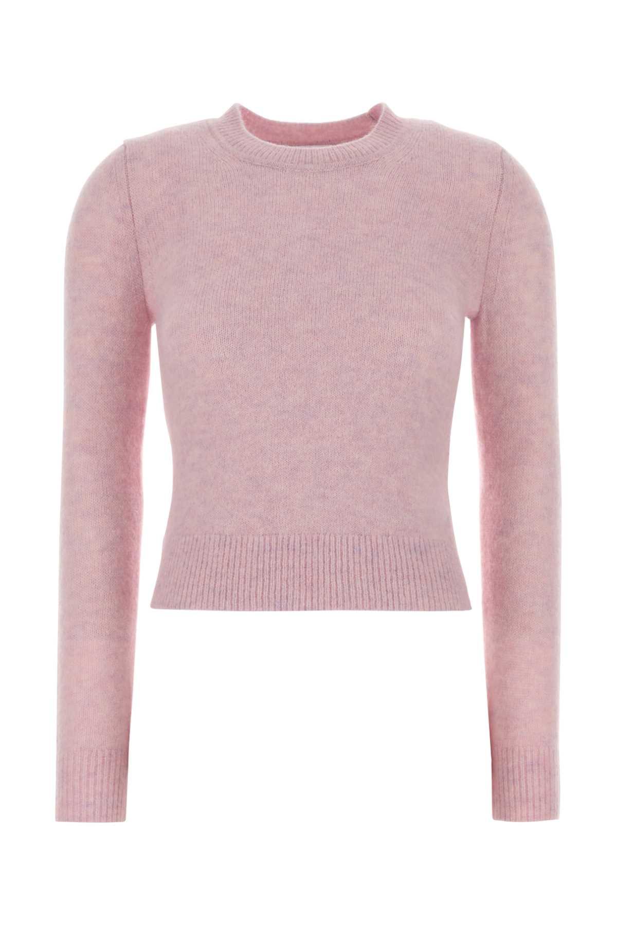 marant étoile pink stretch alpaca blend isadora sweater