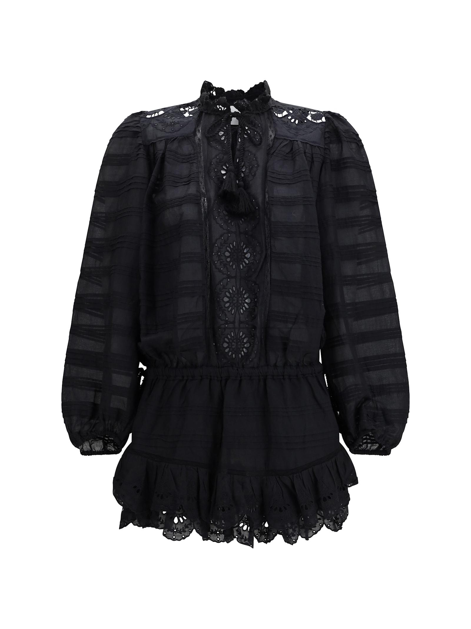 marant étoile preya short cotton dress