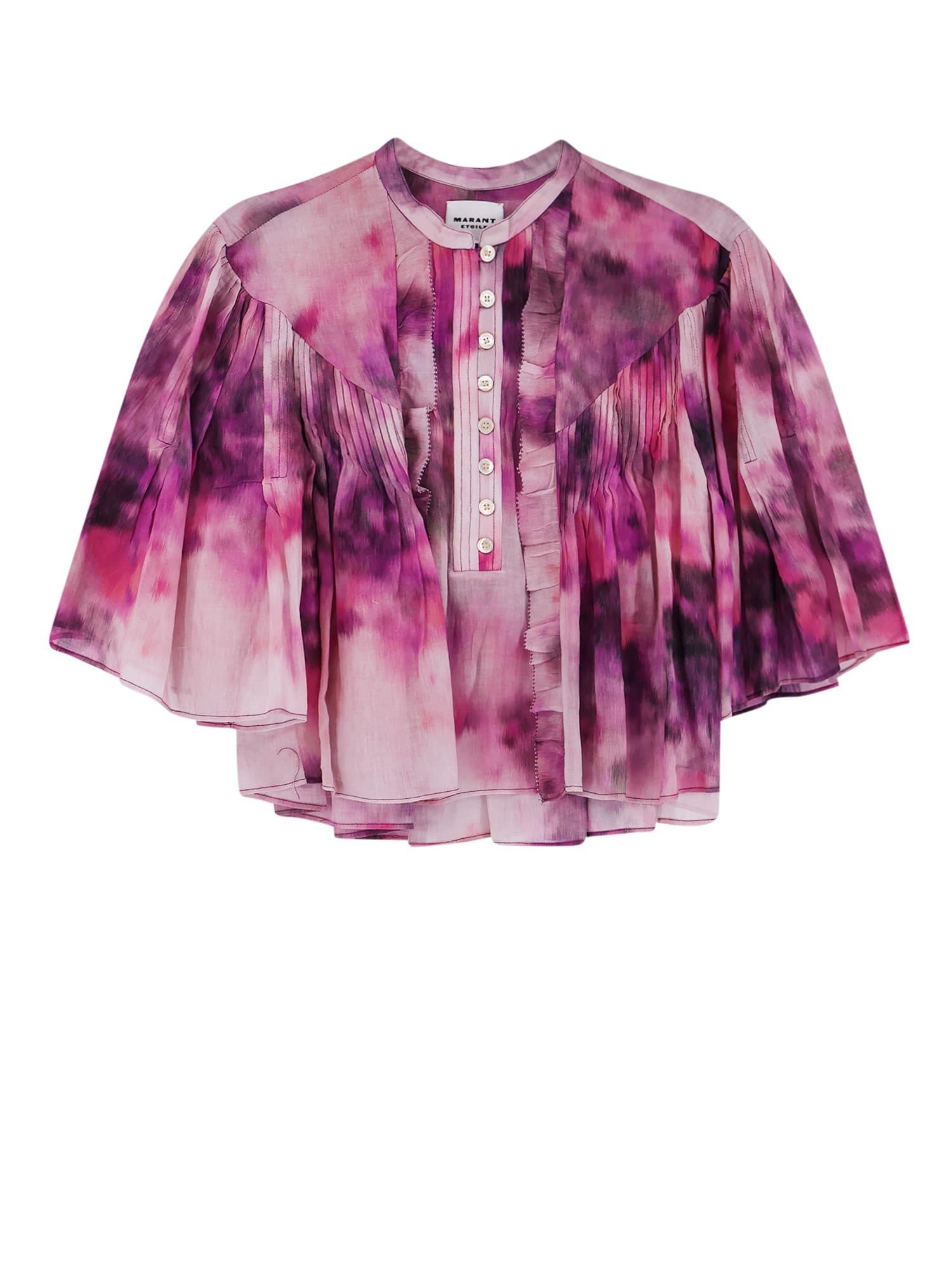 marant étoile veelia organic cotton shirt