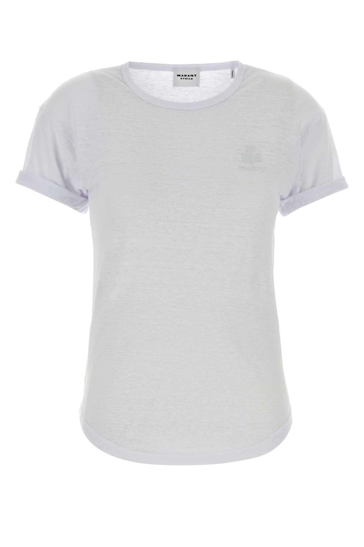 marant étoile white linen koldia t-shirt