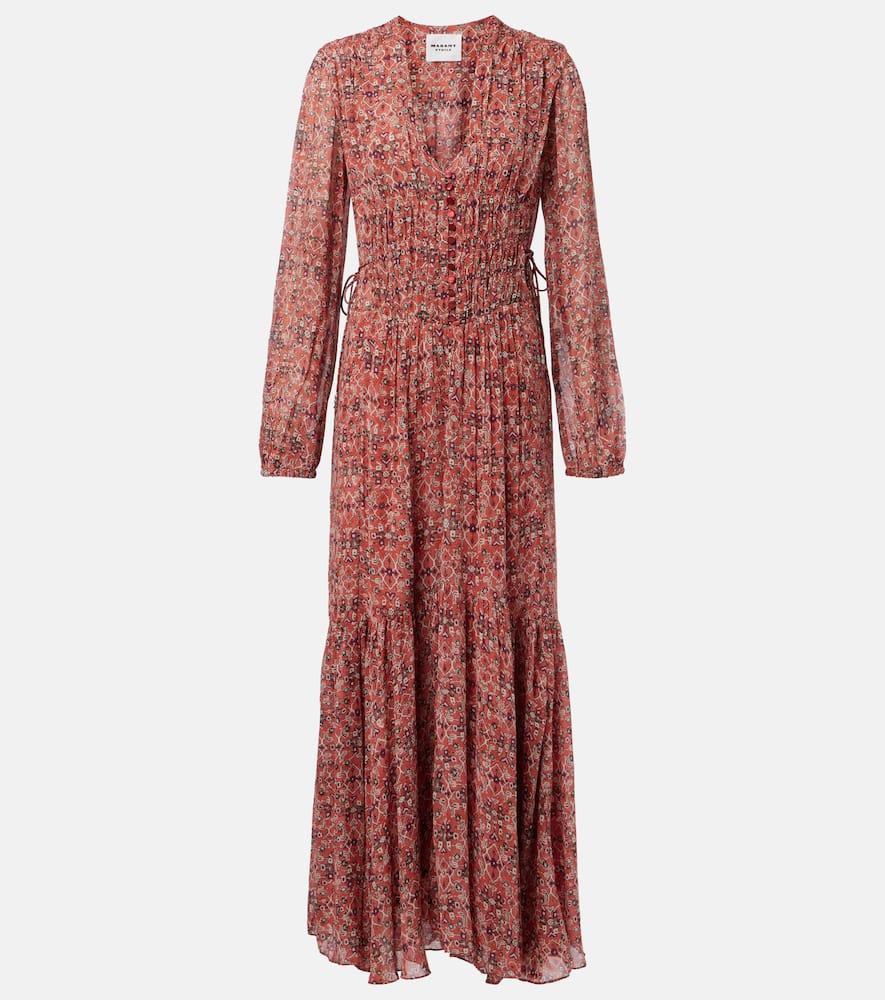 marant etoile brianega maxi dress