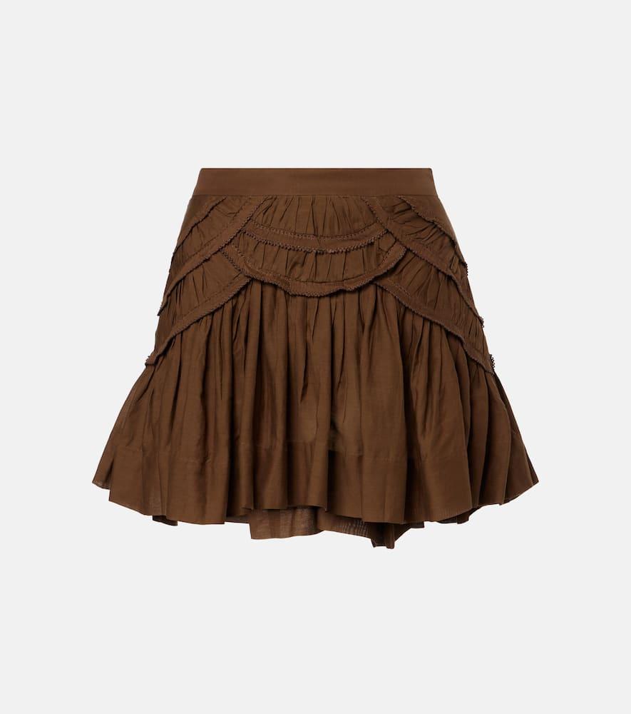 marant etoile ceola frilled cotton