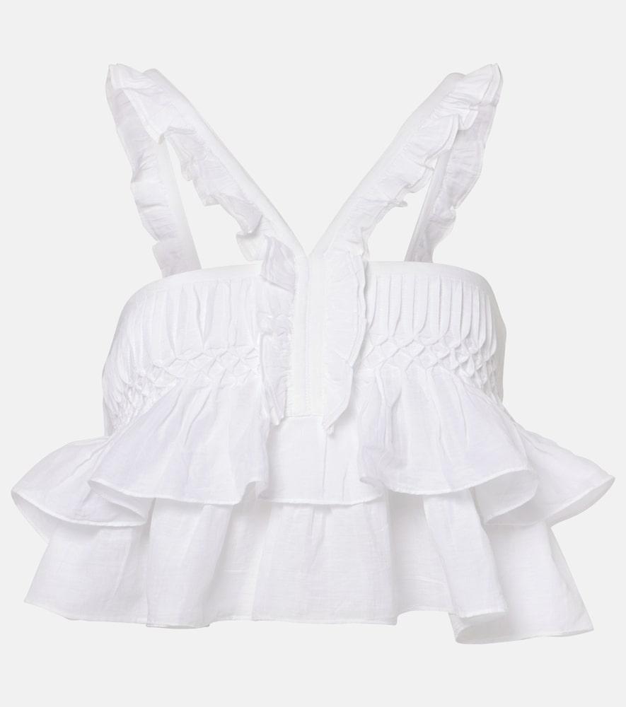 marant etoile daliana ruffled cotton