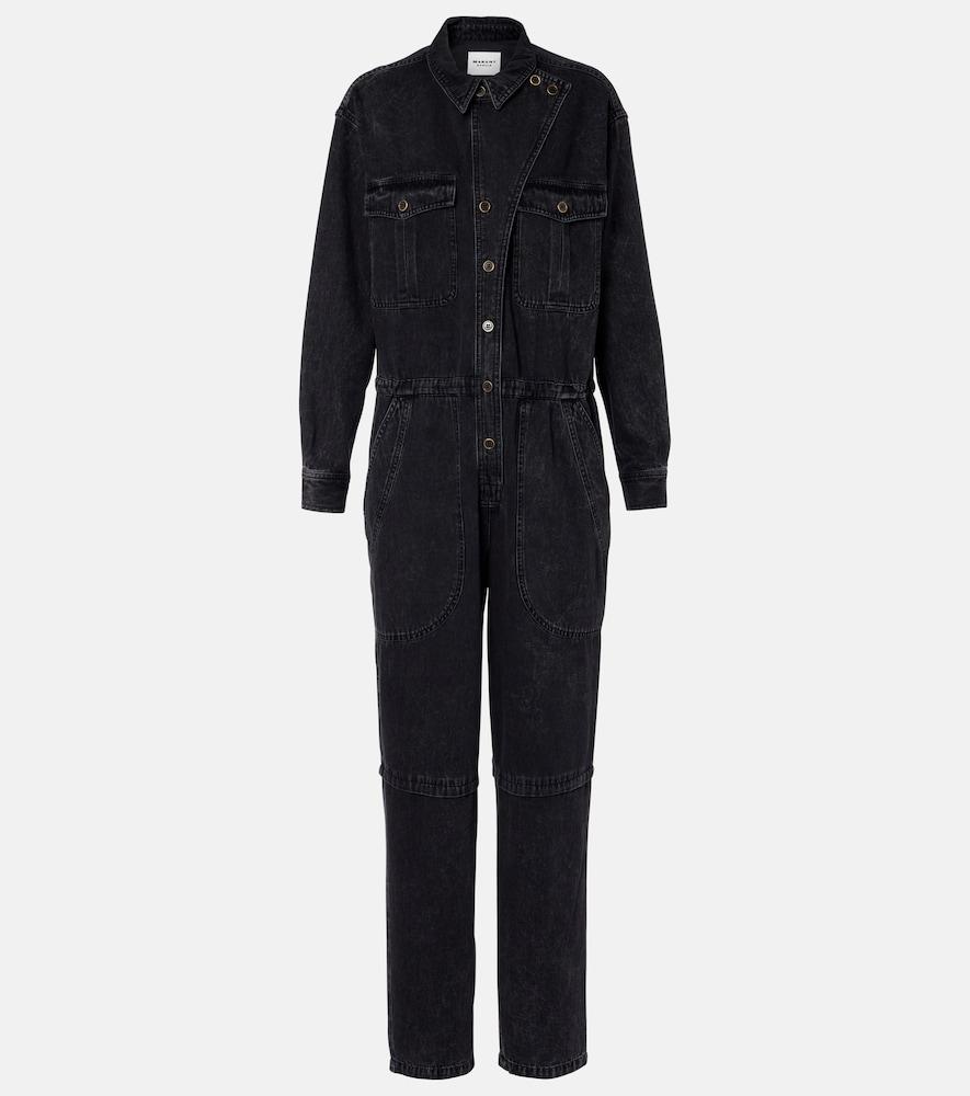 marant etoile denim jumpsuit