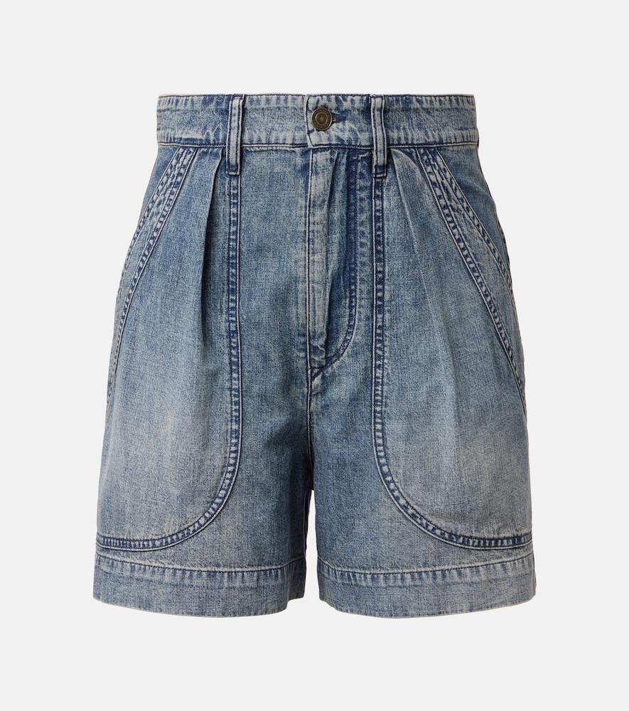 marant etoile denim shorts