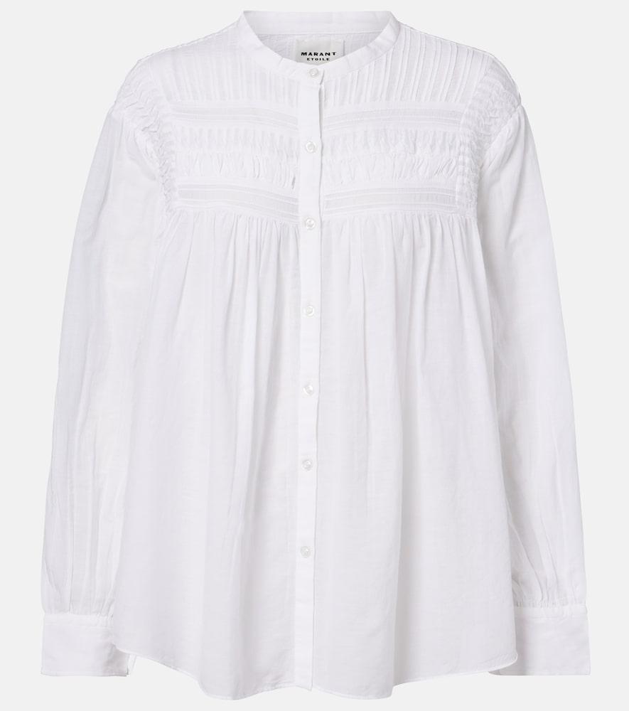 marant etoile elodia embroidered cotton