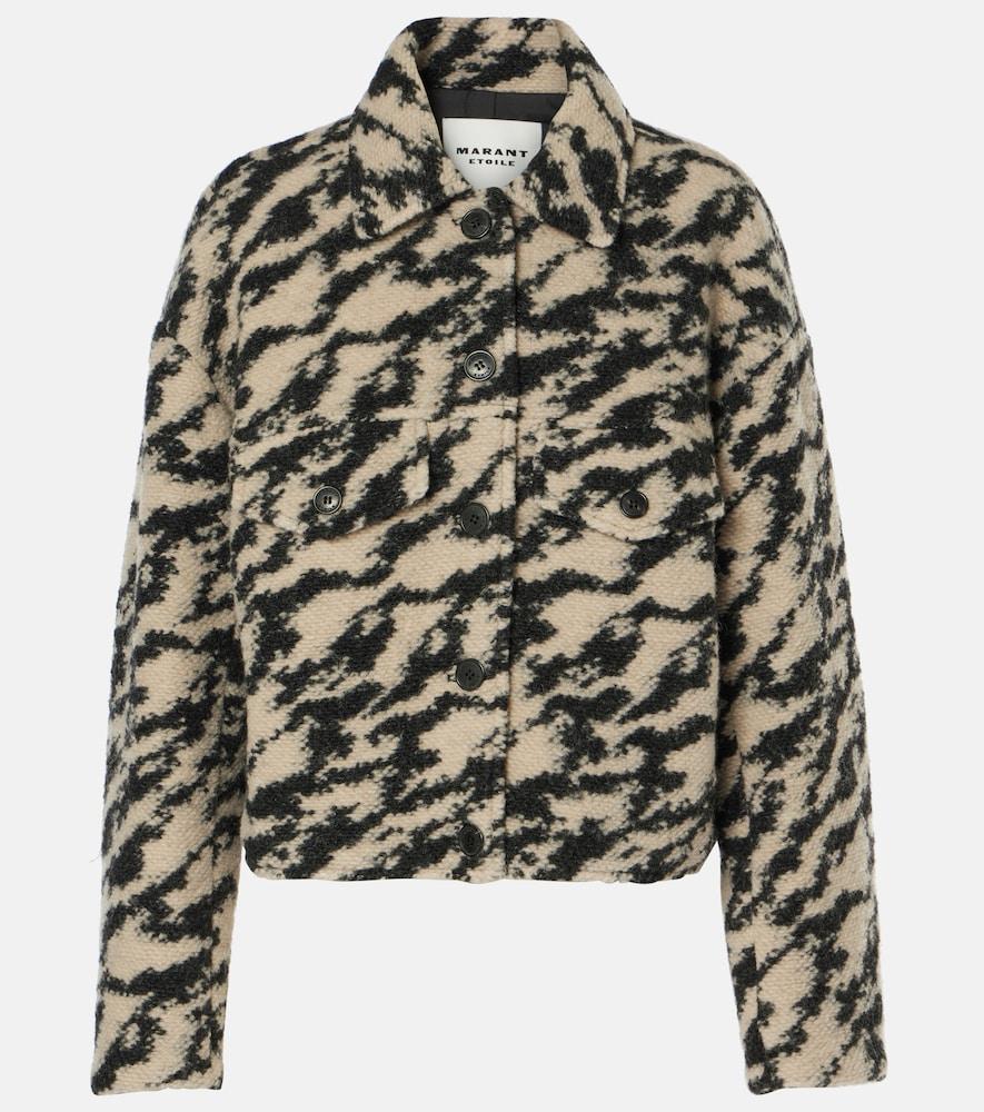 marant etoile ferida printed wool