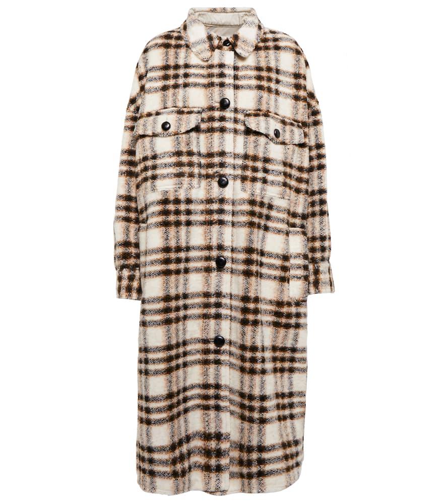 marant etoile fontizi checked wool