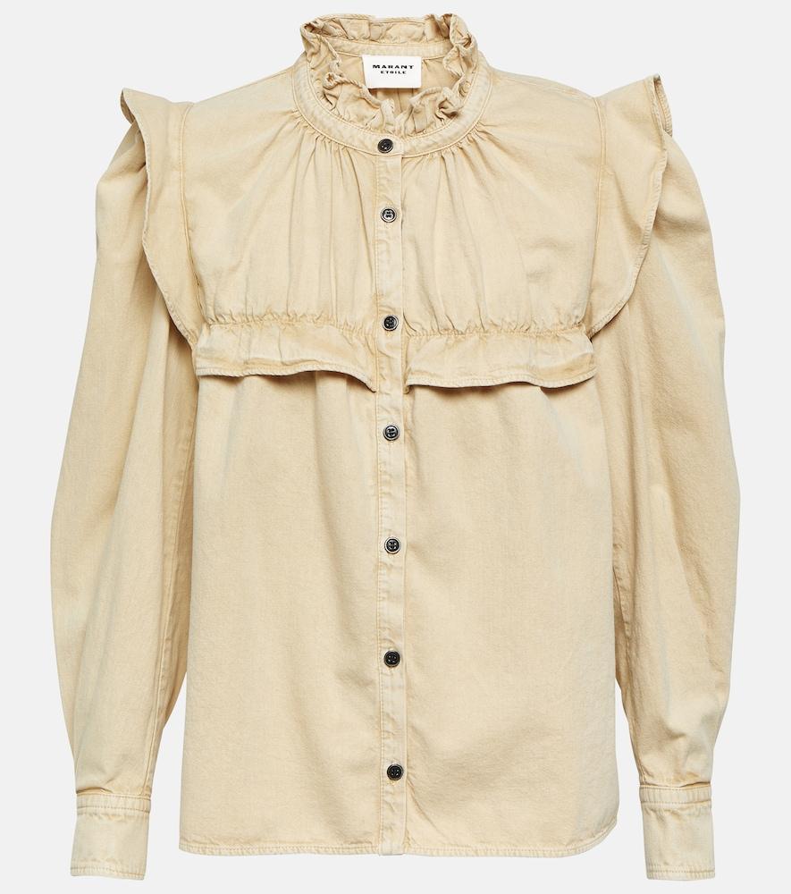 marant etoile idety denim top