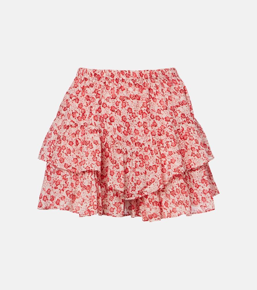 marant etoile jocadia floral cotton skort