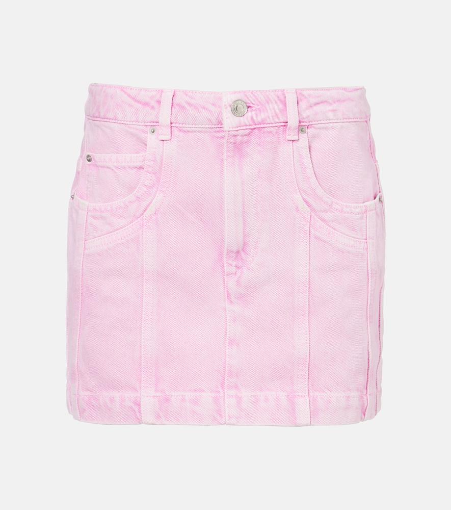 marant etoile juana denim minskirt