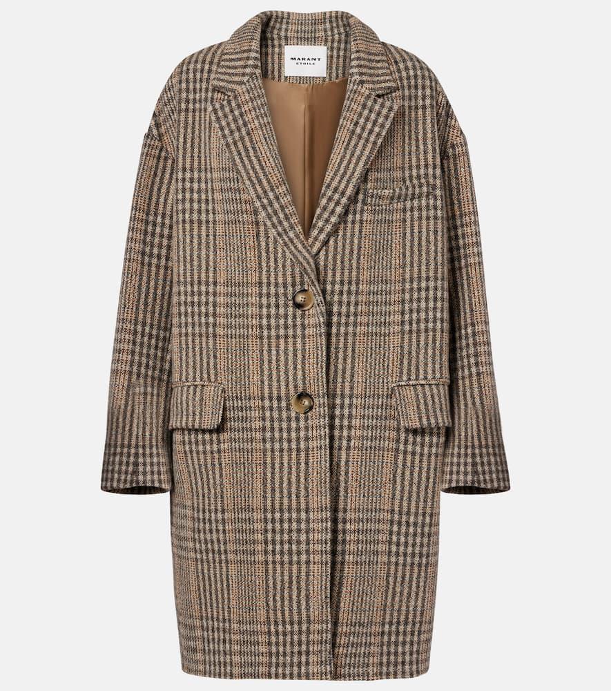 marant etoile limiza virgin wool coat