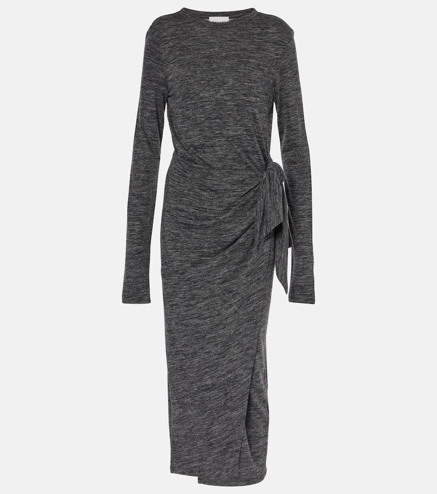 marant etoile lisy midi dress