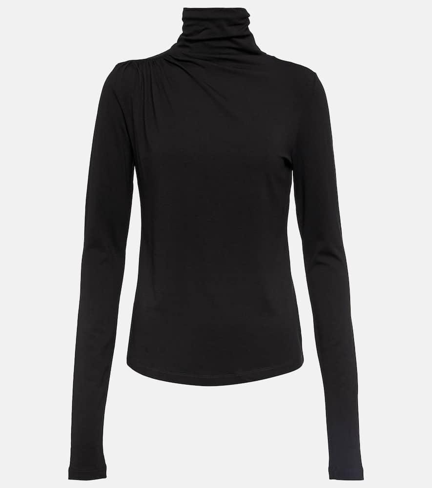 marant etoile lou jersey turtleneck top