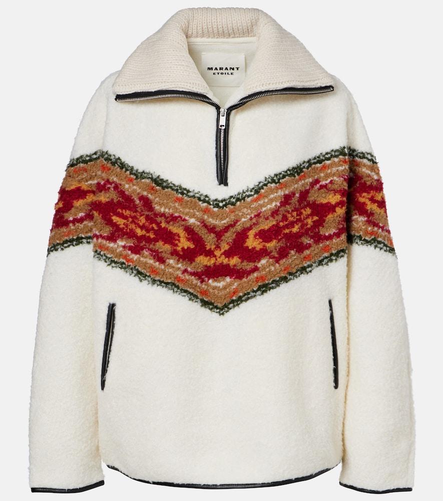 marant etoile marner fleece zip