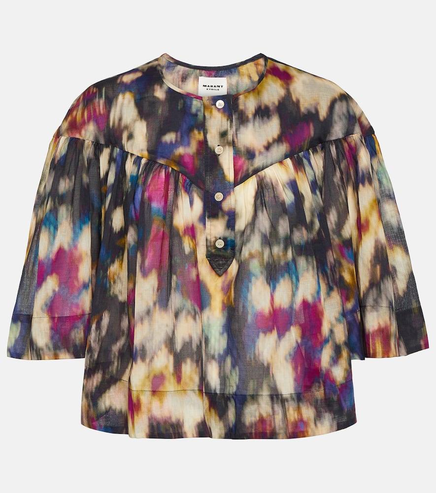 marant etoile miranda cotton blouse