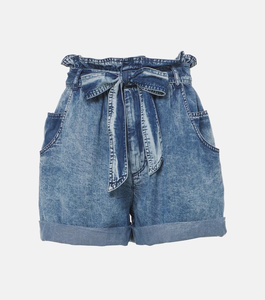 marant etoile pierine denim shorts