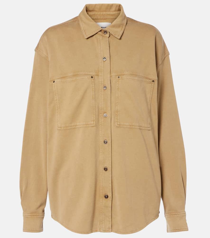 marant etoile raquel cotton jersey shirt