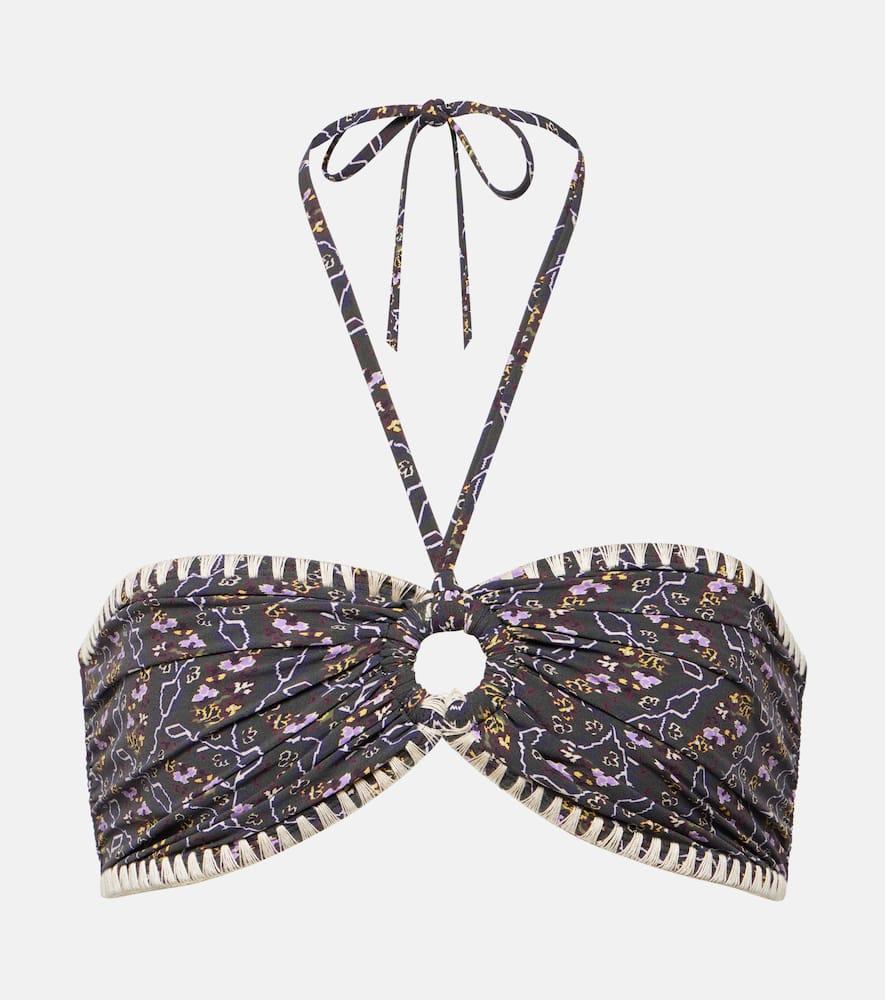 marant etoile starneage halterneck bikini top