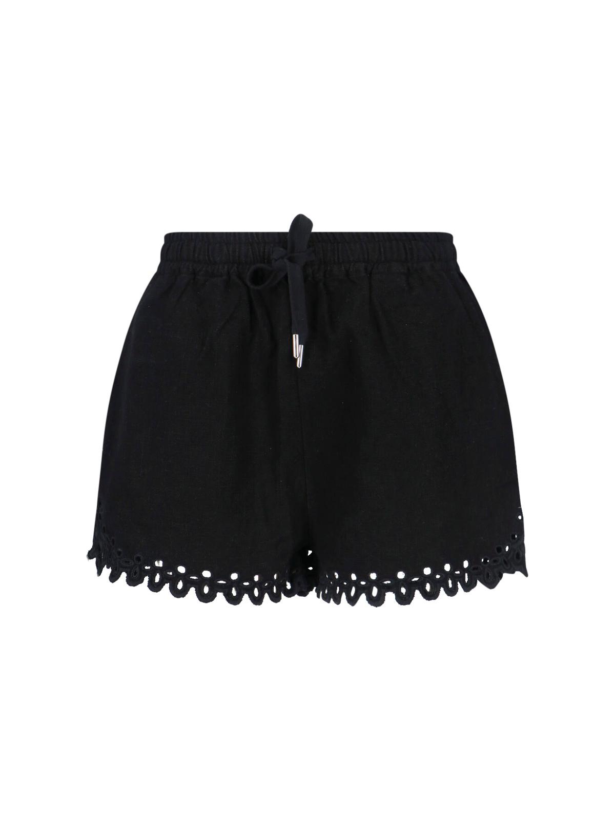 marant etoile trousers black main material: cotton - women