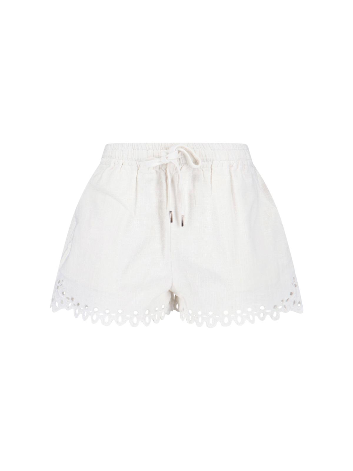 marant etoile trousers white main material: cotton - women