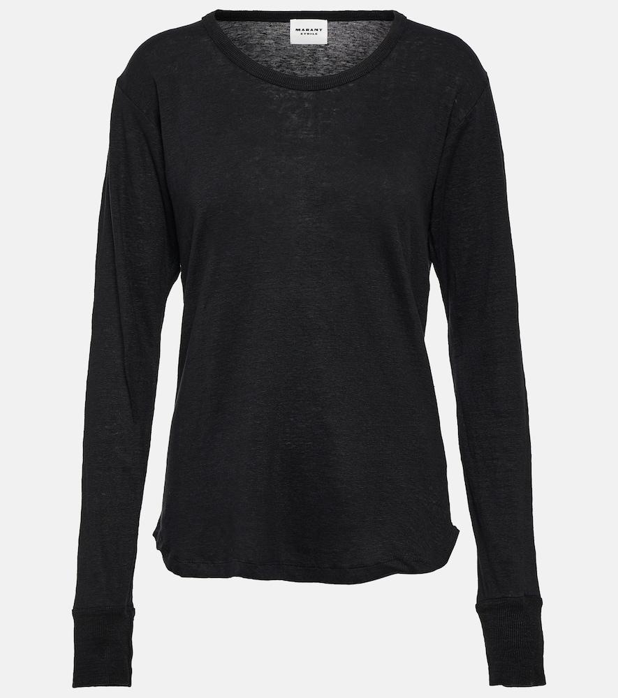 marant etoile zeline linen top