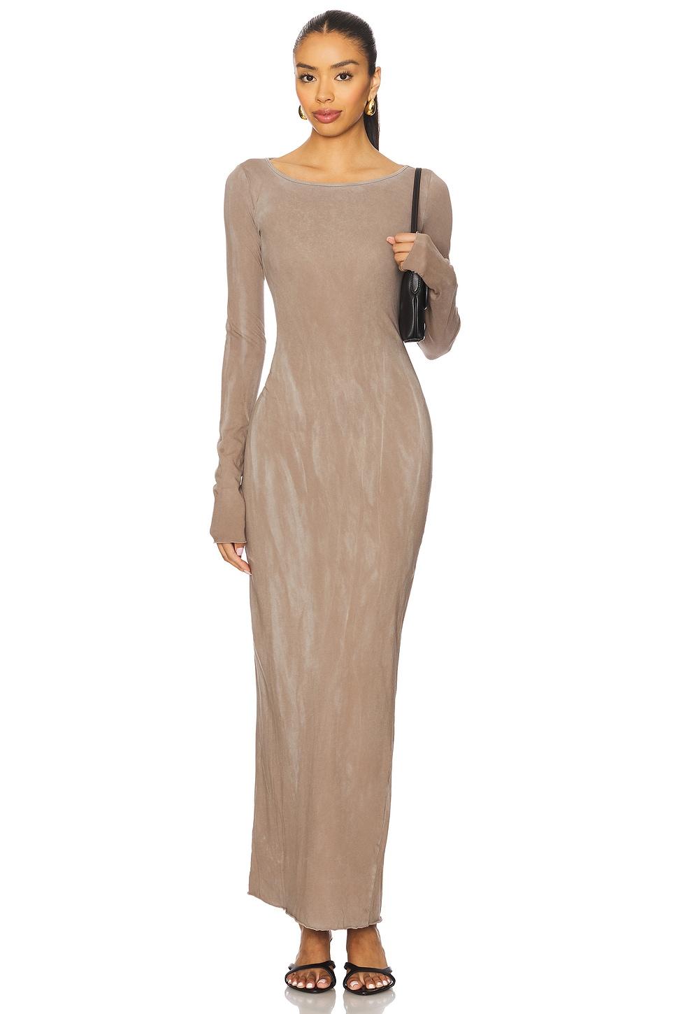 marbella long sleeve maxi dress