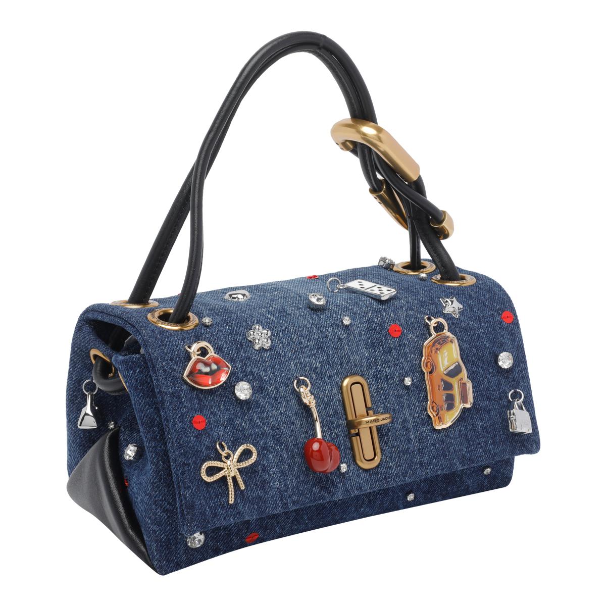 marc jacobs bags blue cotton - women
