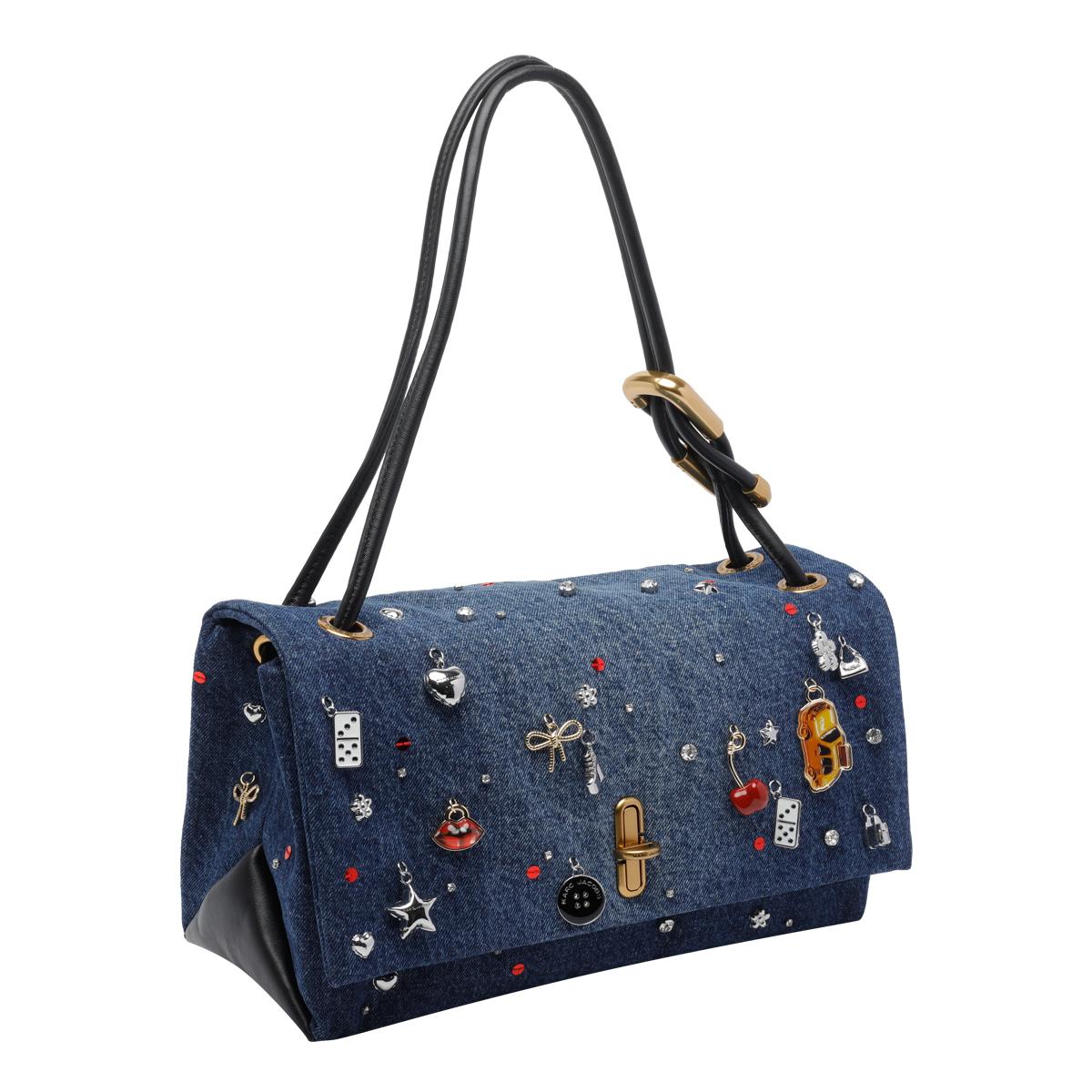 marc jacobs bags blue cotton - women
