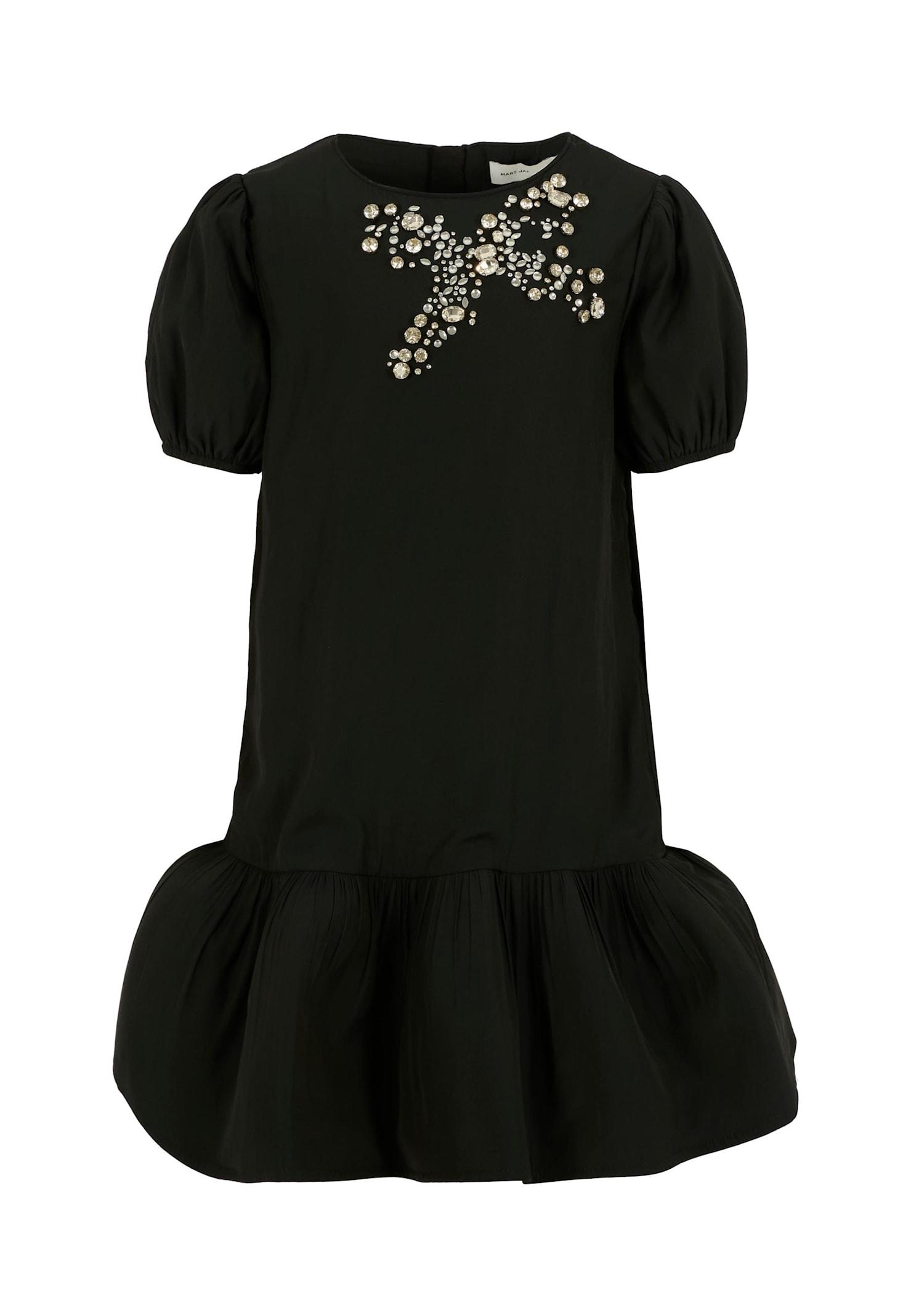 marc jacobs black dress for girl with bow