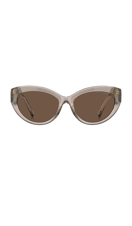 marc jacobs cat eye sunglasses in brown.