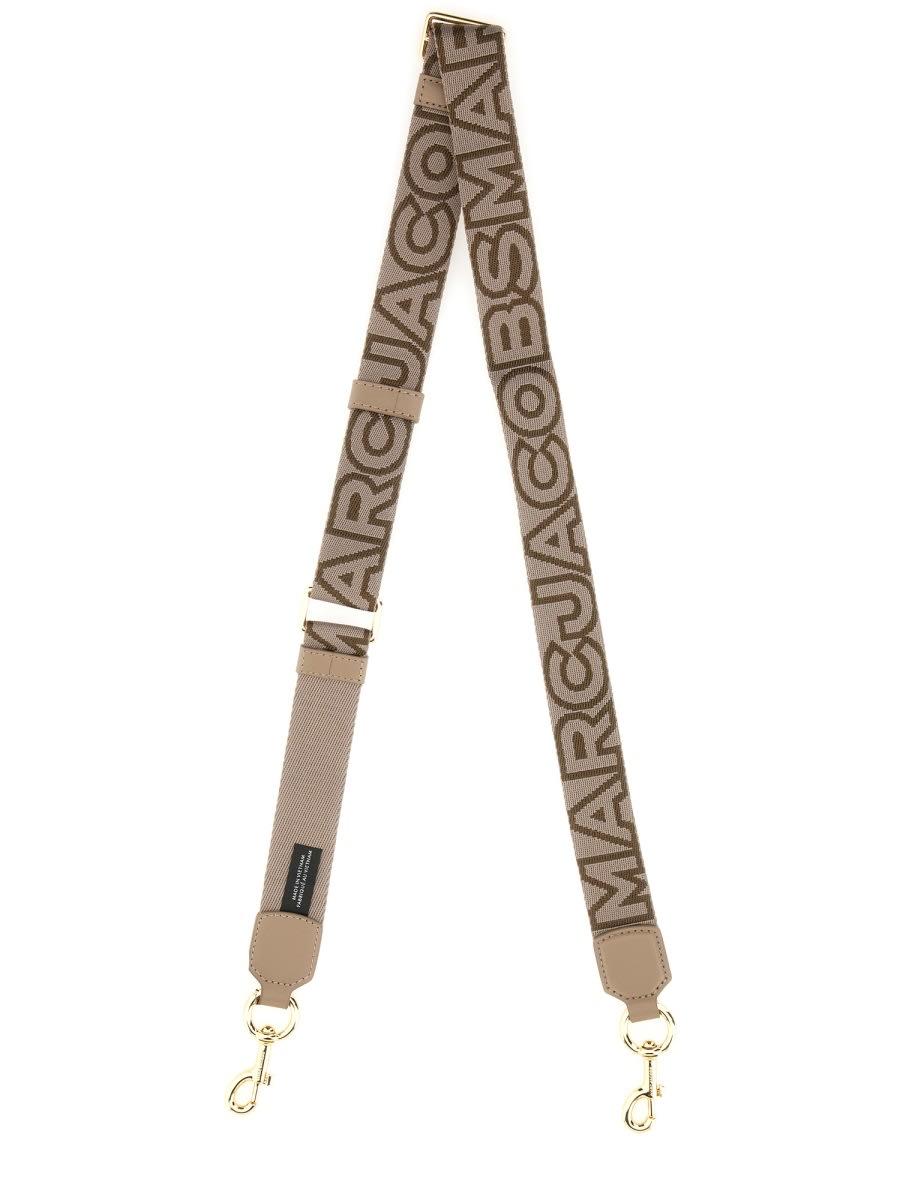 marc jacobs fabric strap with logo