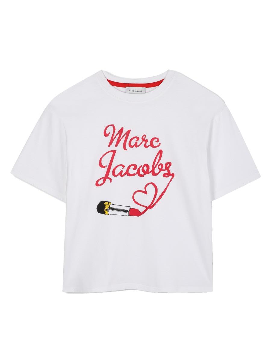 marc jacobs lipgloss logo t-shirt