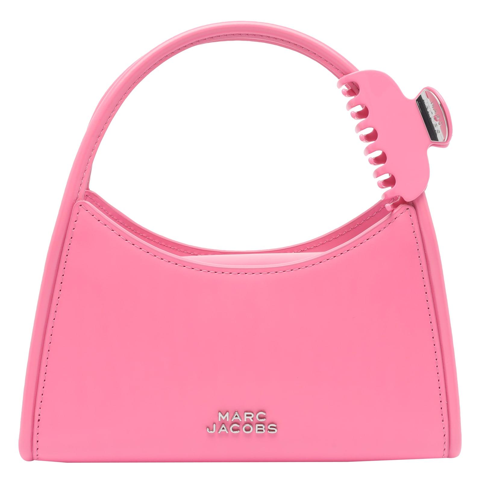 marc jacobs logo the claw clip shoulder bag