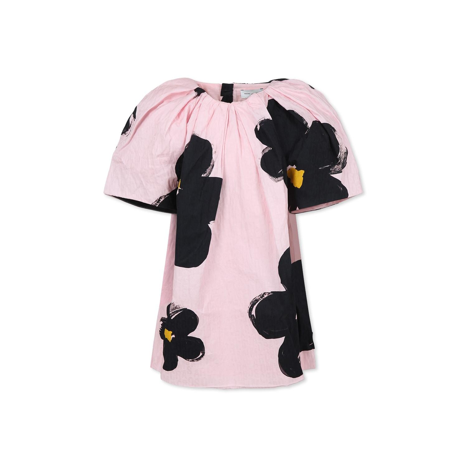 marc jacobs pink dress for girl with flowers