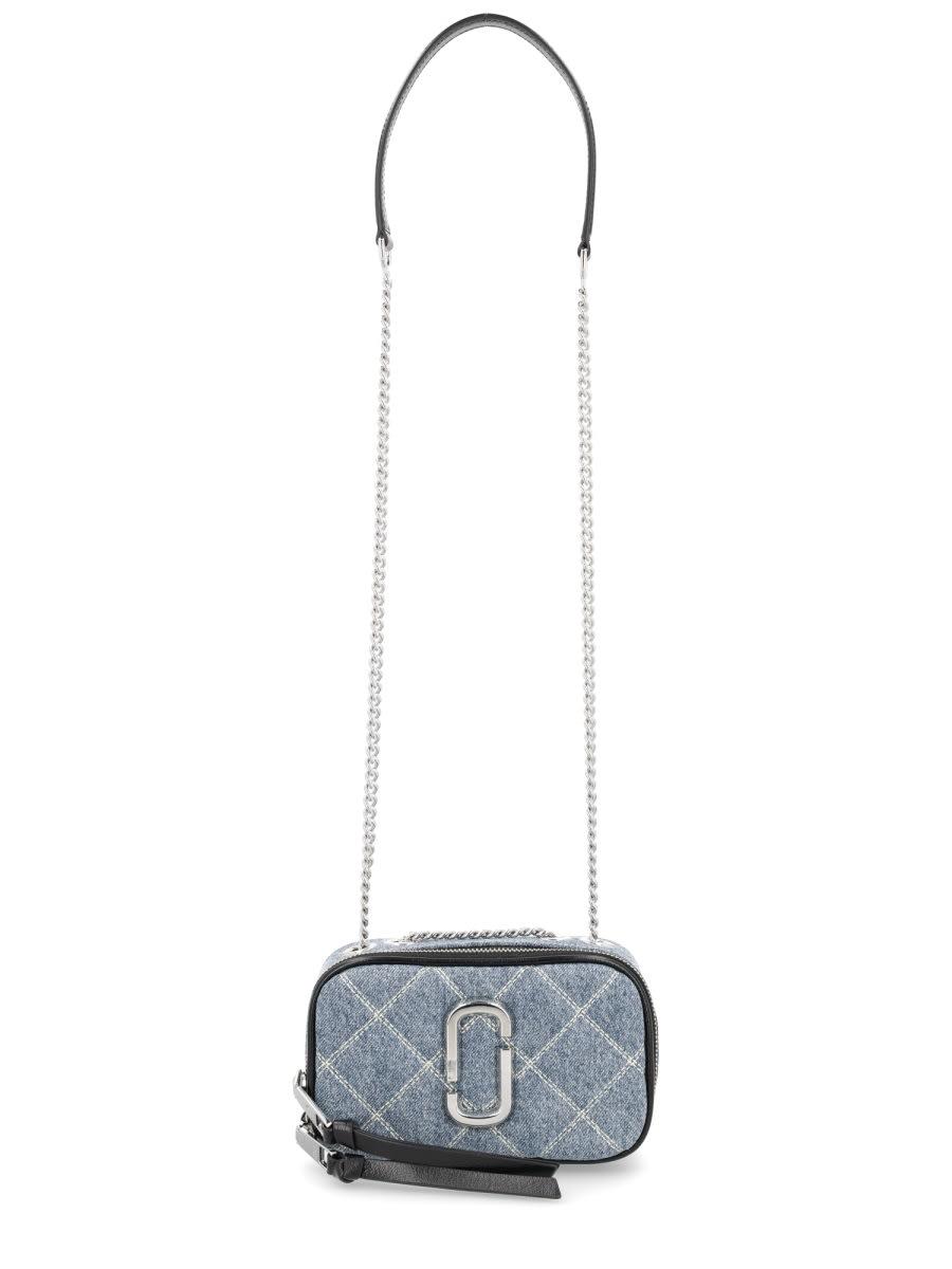 marc jacobs quilted denim softshot bag