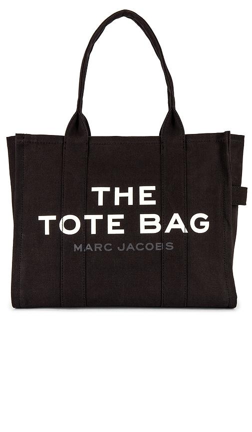 marc jacobs the canvas large tote bag in black.