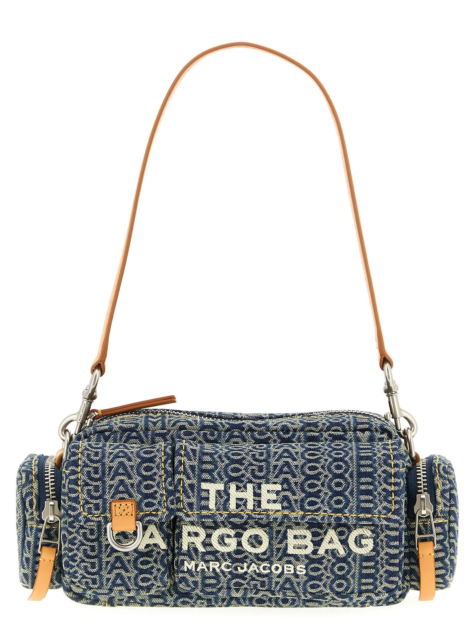 marc jacobs the cargo monogram denim shoulder bag