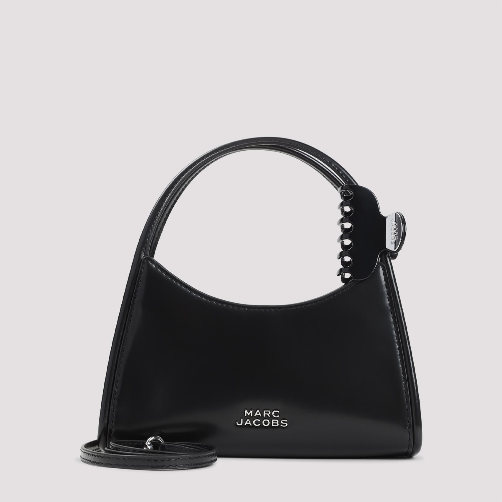 marc jacobs the claw clip crossbody bag black cow leather - women