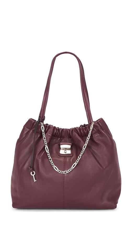 marc jacobs the cristina tote in burgundy.
