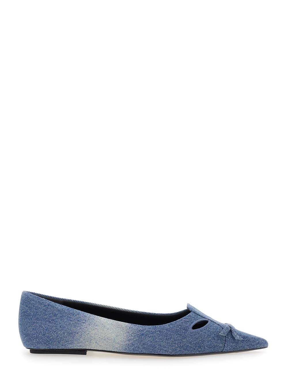 marc jacobs the denim kat ballet flats